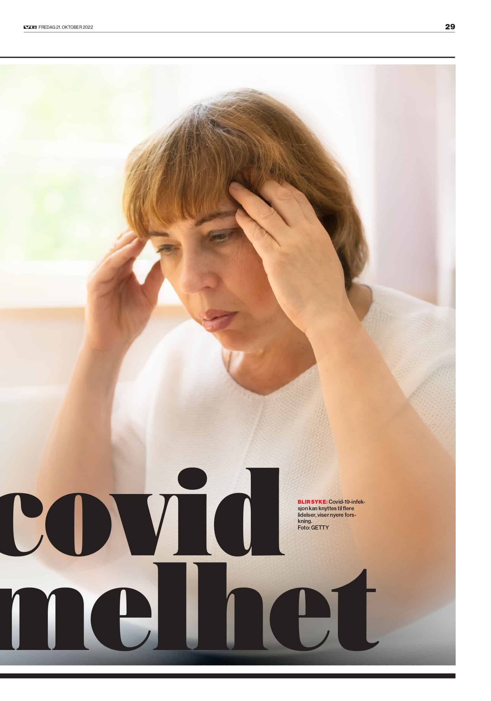 Faksimile av avisartikkel om krystallsyke, side 1