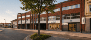 Eksteriør av Limbras klinikk i Fredrikstad sentrum.